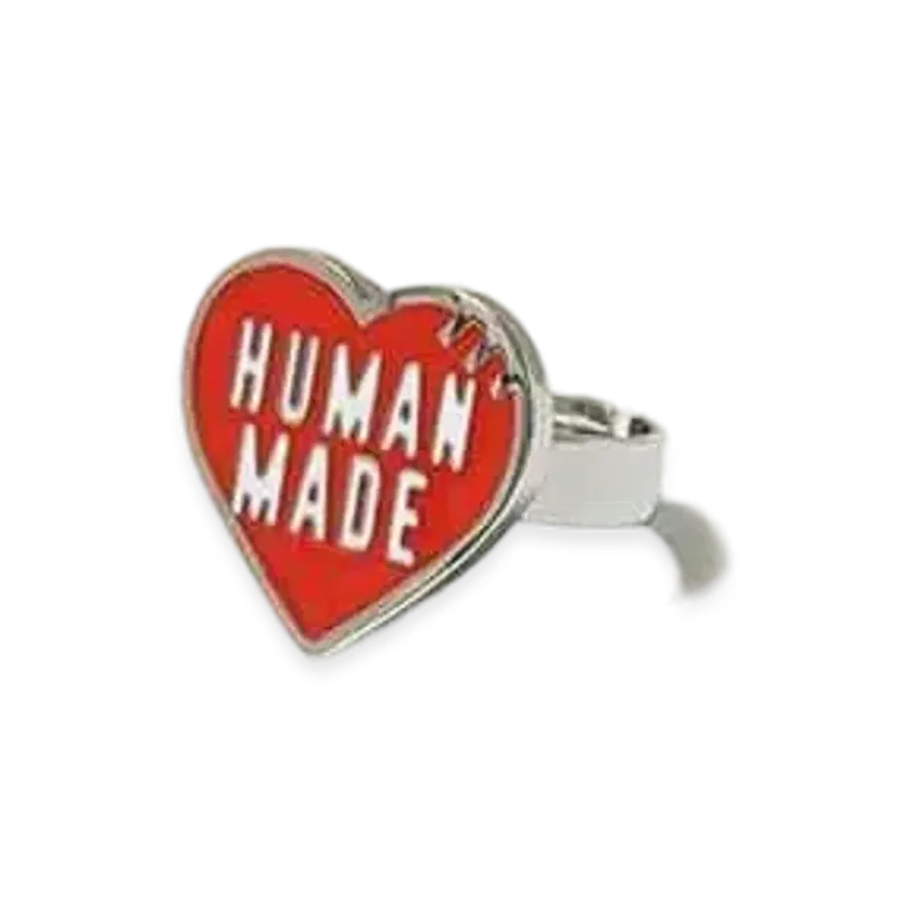 HUMAN MADE HEART RING "Silver"