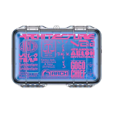 Travis Scott Cactus Jack x Virgil Abloh Archive x Architecture Invitational Case "Clear"
