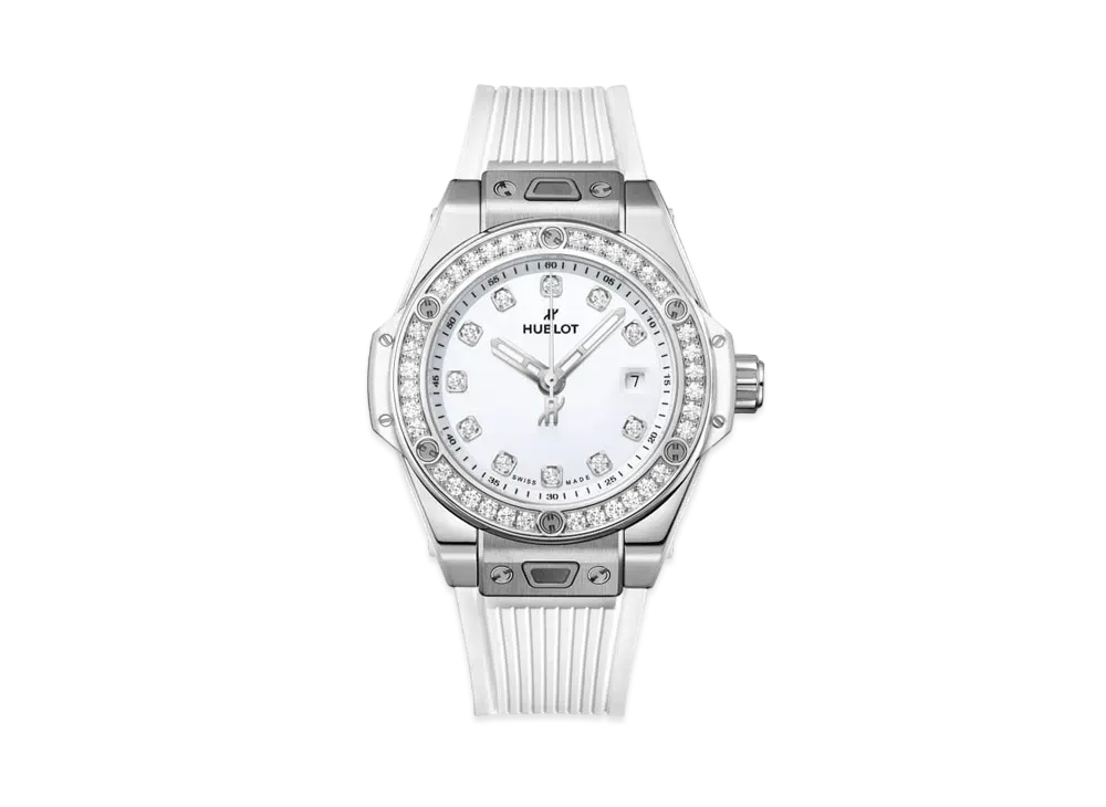 HUBLOT Big Bang One Click Steel White Diamonds 33mm