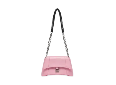 BALENCIAGA Downtown Small Shoulder Bag With Chain "Pink"