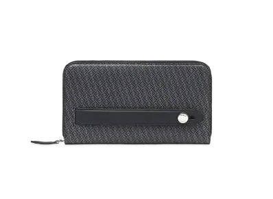 FENDI Continental Purse Leather Wallet "Black"