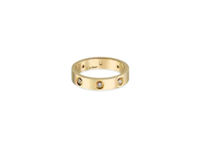 Cartier Love Wedding Band, 8 Diamonds