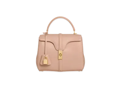 CELINE Small 16 Bag in Satinated Calfskin "Soft Peach"