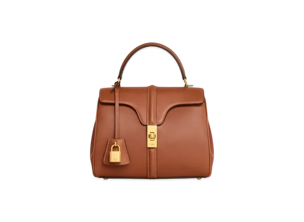 CELINE Small 16 Bag in Natural Calfskin "Tan"