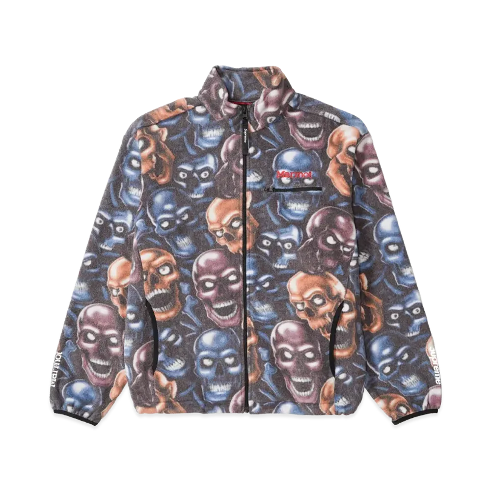 Supreme x Marmot Fleece Jacket "Skull Pile"