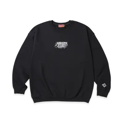 APHRODITEGANG Classic Logo Embroidery Sweat Shirt "Black/White"