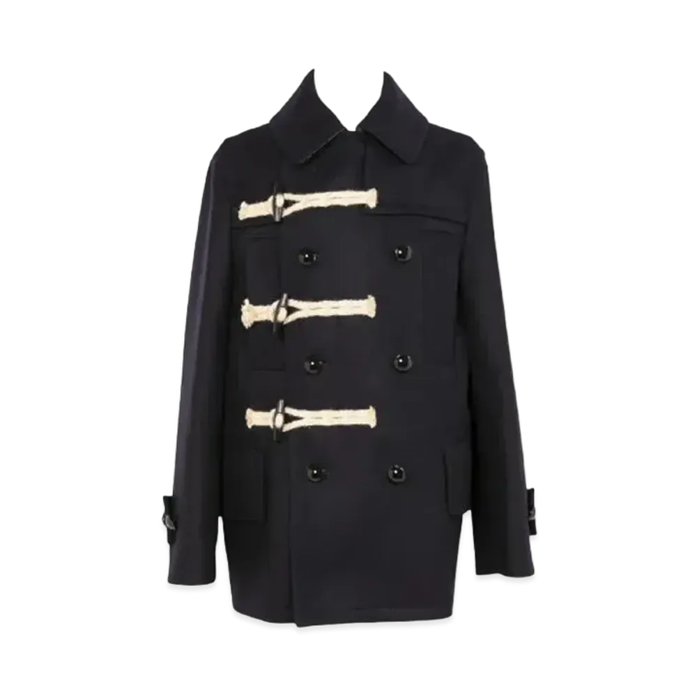 sacai Wool Melton Jacket "Dark Navy"