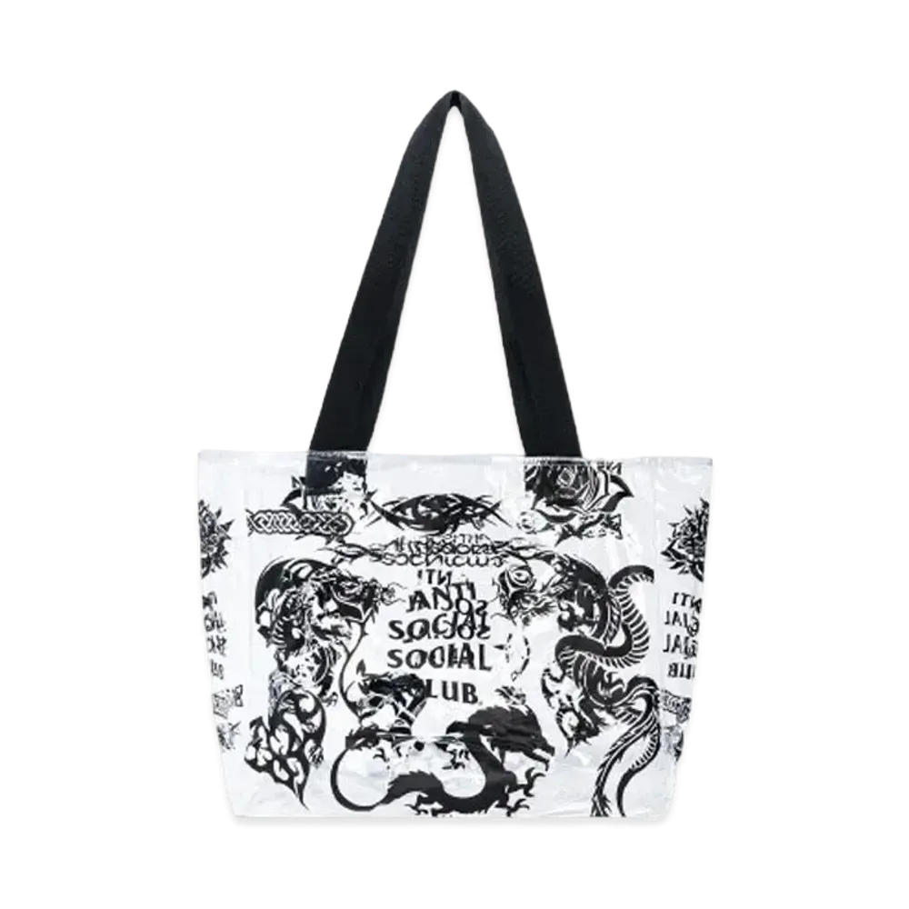 ANTI SOCIAL SOCIAL CLUB SUMMER 24 MAJOR DROP Helplessness Large Tote Bag "Black"