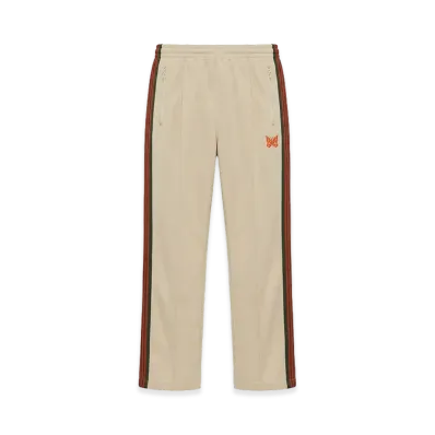 Needles Track Pant - Poly Smooth "Cream"