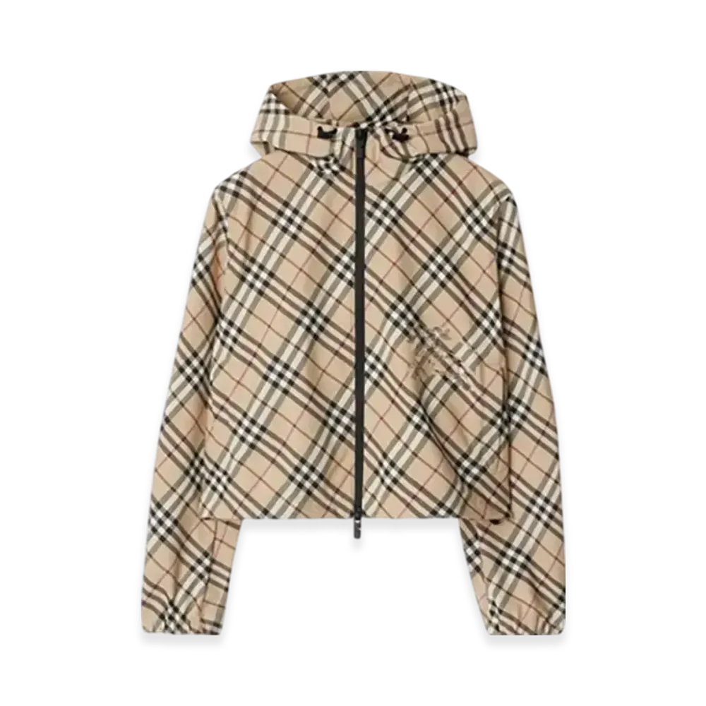 Burberry Check Jacket "Alabaster"