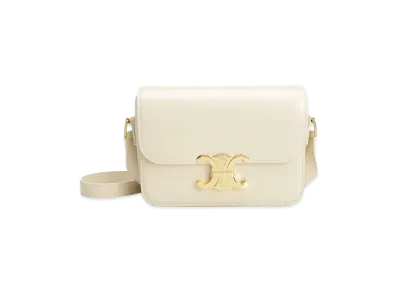 CELINE Women's Teen Triomphe Bag "Beige"