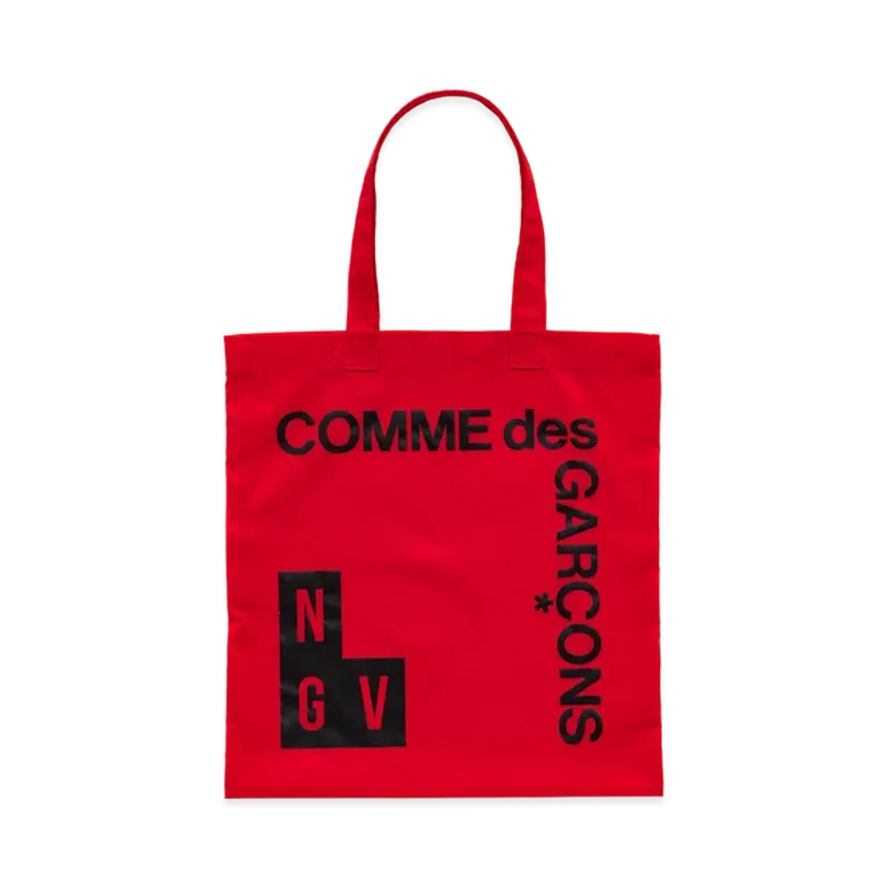 COMME des GARCONS x NGV Tote Bag "Red"