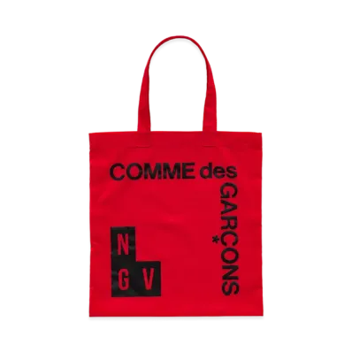 COMME des GARCONS x NGV Tote Bag "Red"