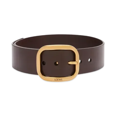 LOEWE Round Soft Belt "Dark Brown"