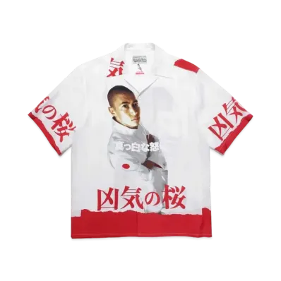 WACKO MARIA KYOKI NO SAKURA / HAWAIIAN SHIRT "White"