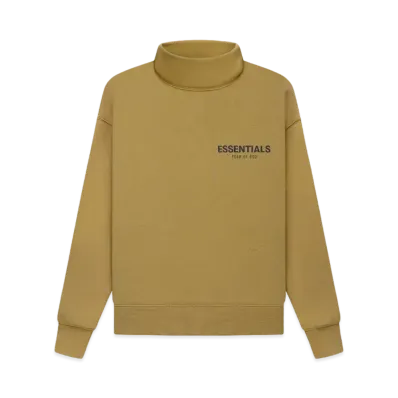 FEAR OF GOD ESSENTIALS KIDS PULLOVER MOCKNECK "Amber"
