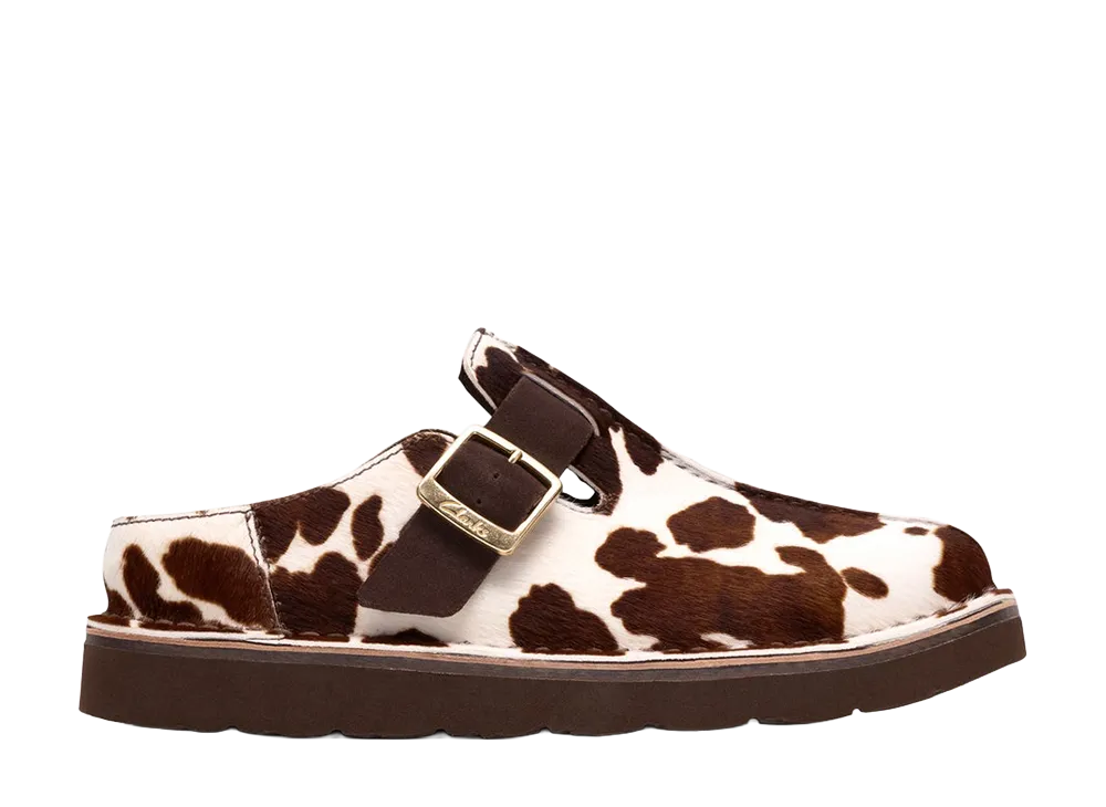 Clarks Women's Solsbury Mule "Cow Print"