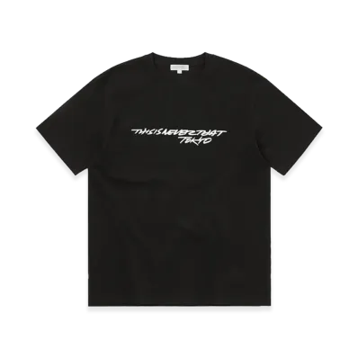 thisisneverthat x Futura LaboratoriesTokyo Tee "Black"