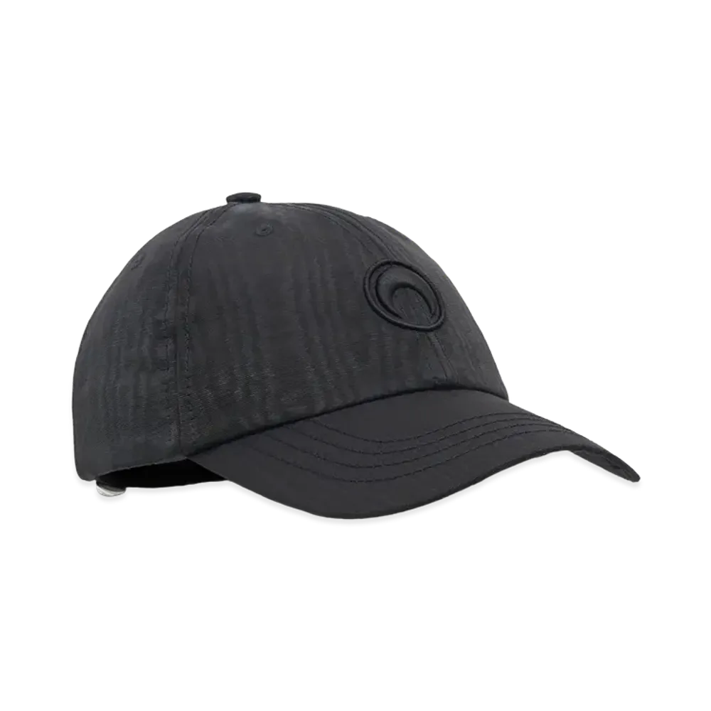 Marine Serre Women's Recycled Moire Baseball Cap "Black"