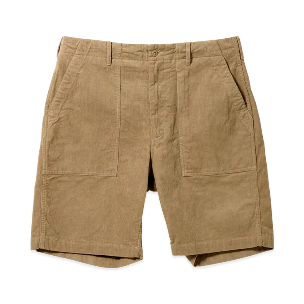 ENGINEERED GARMENTS Fatigue Short - 14W Corduroy "Beige"