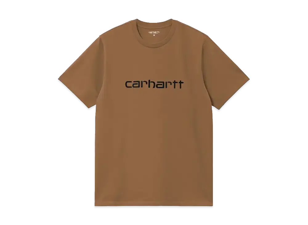 Carhartt WIP S/S Script T-Shirt "WIP H Brown/Black"