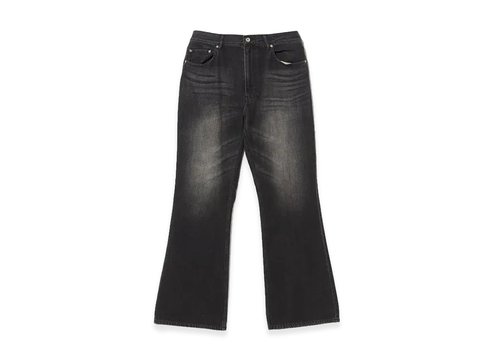 BEAMS FUTURE ARCHIVE Baggy Flare Denim "Black"