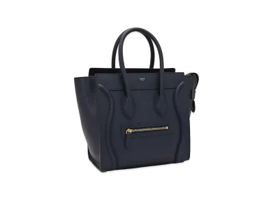 CELINE Women's Handbag Luggage Micro "Navy Blue"