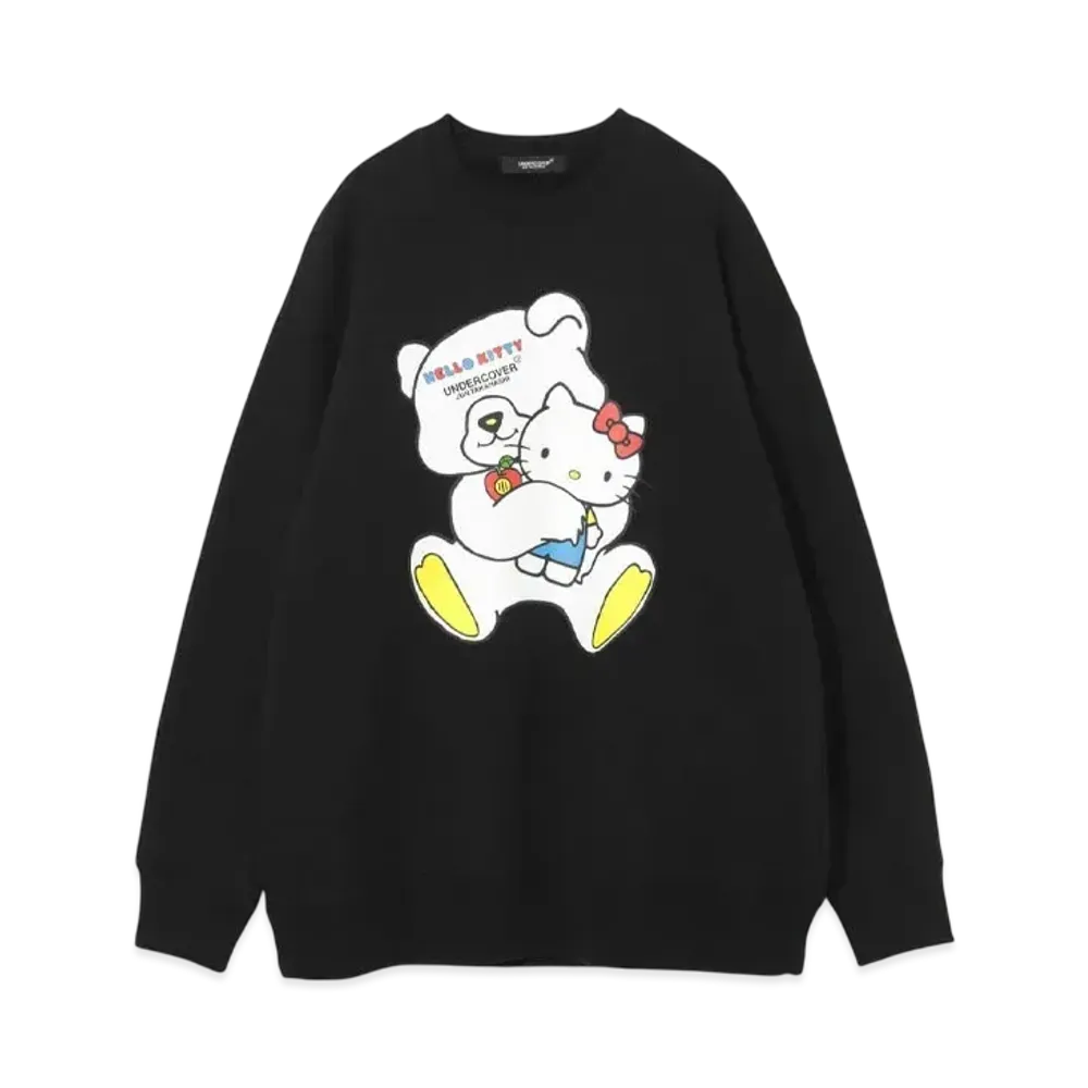 UNDERCOVER x SANRIO Big Sweatshirt Hello Kitty "Black"