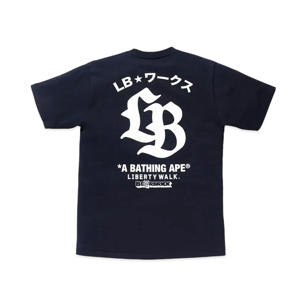 A BATHING APE x Lbwk x Medicom Toy Be R Tee "Black"