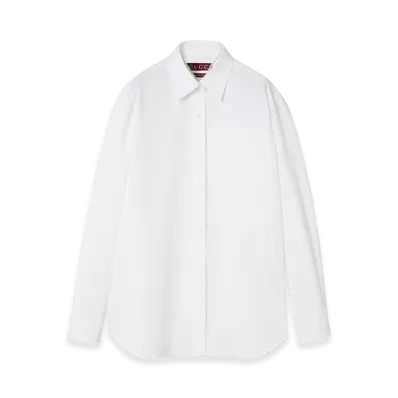 GUCCI Women's Embroidery Shirt "White"