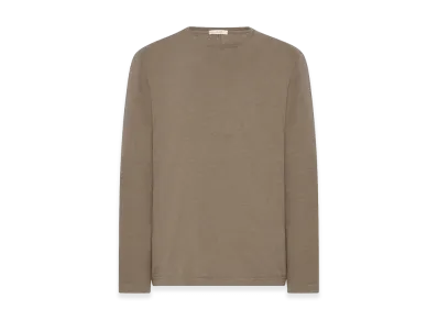 The Row Leon Cotton T-Shirt "Sepia"