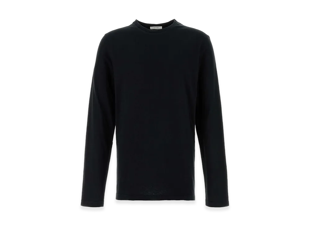 The Row Cotton Leon T-Shirt "Black"