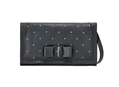 Salvatore Ferragamo Viva Bow Minibag "Black"