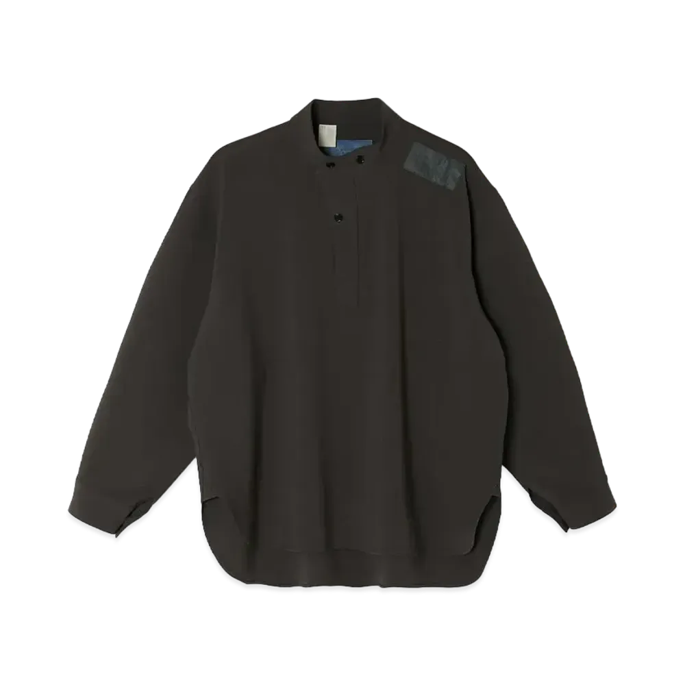 N.HOOLYWOOD Stand Collar Shirt "Charcoal"