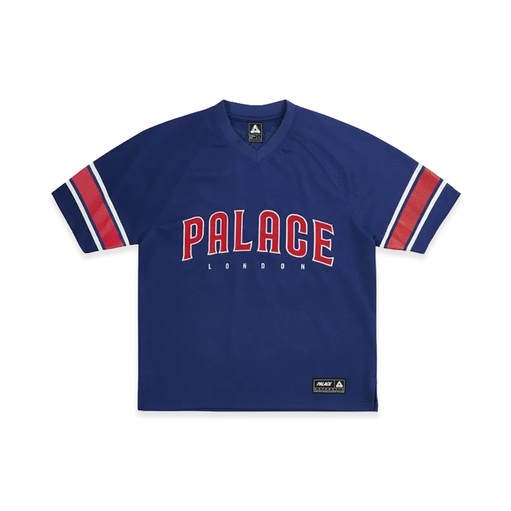 PALACE Satin The Park Mesh Jersey "Navy"