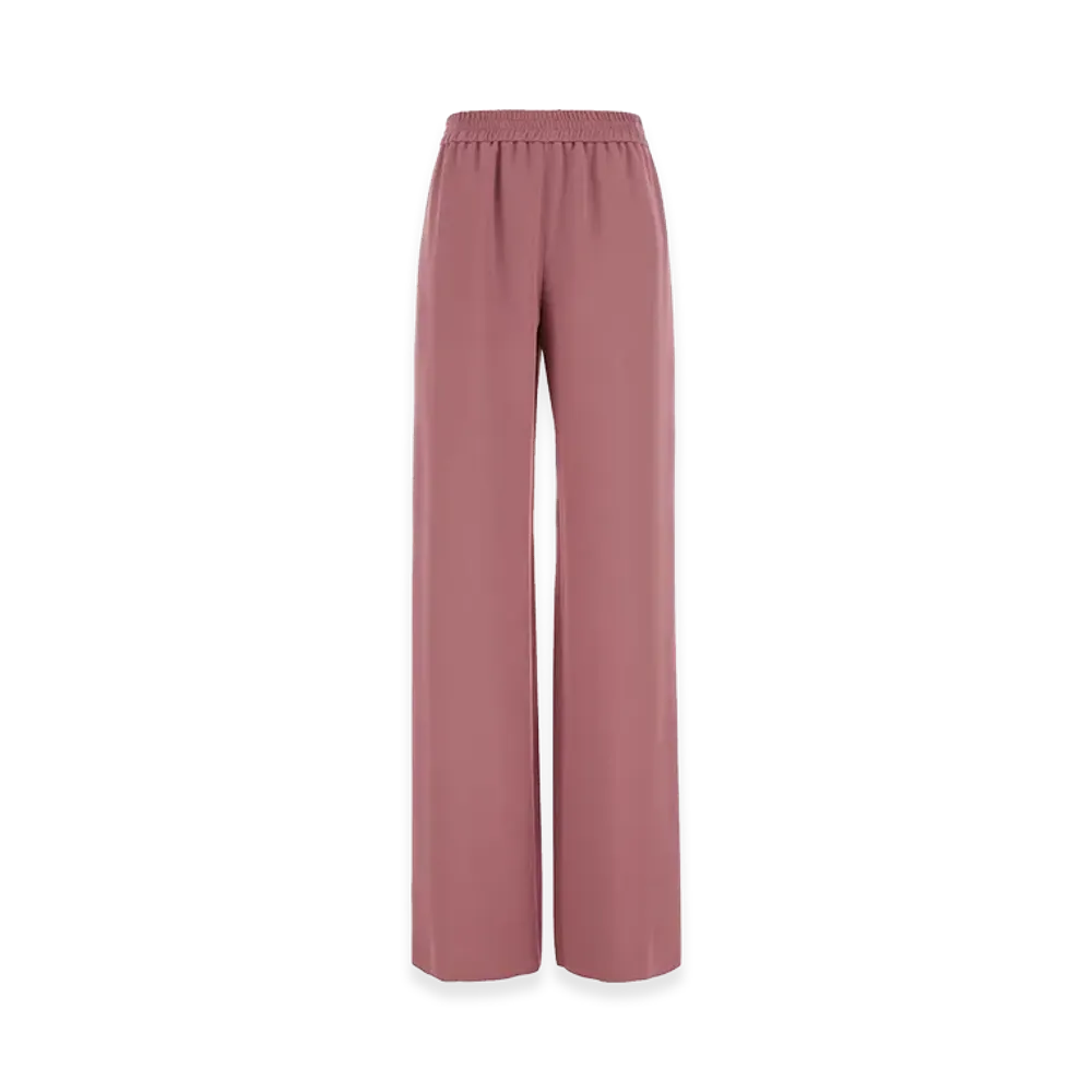 Valentino Women's Silk Wide-Leg Pant "Antiqued Pink"