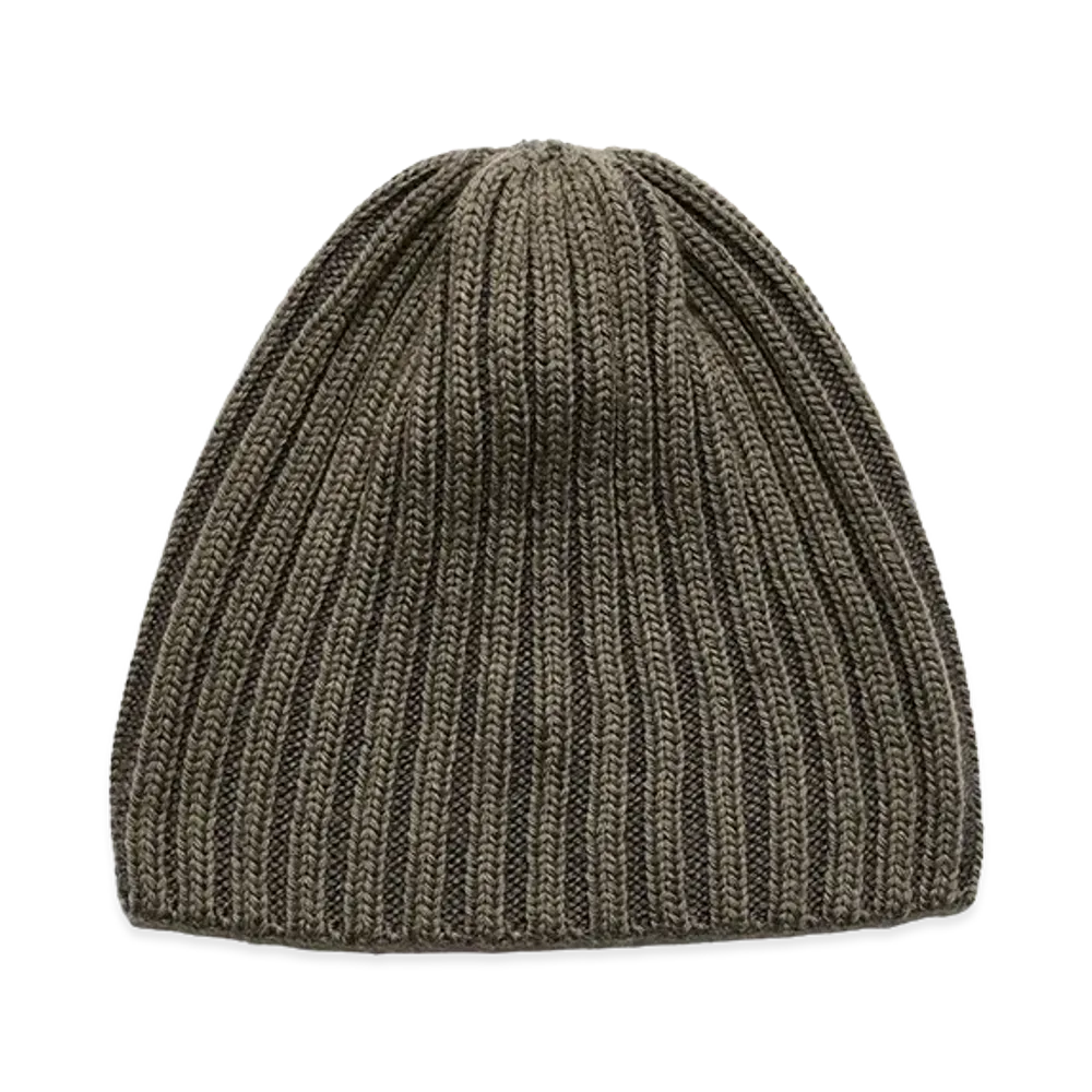 OUR LEGACY Boston Beanie "Sage Stripe Dry Merino Wool"