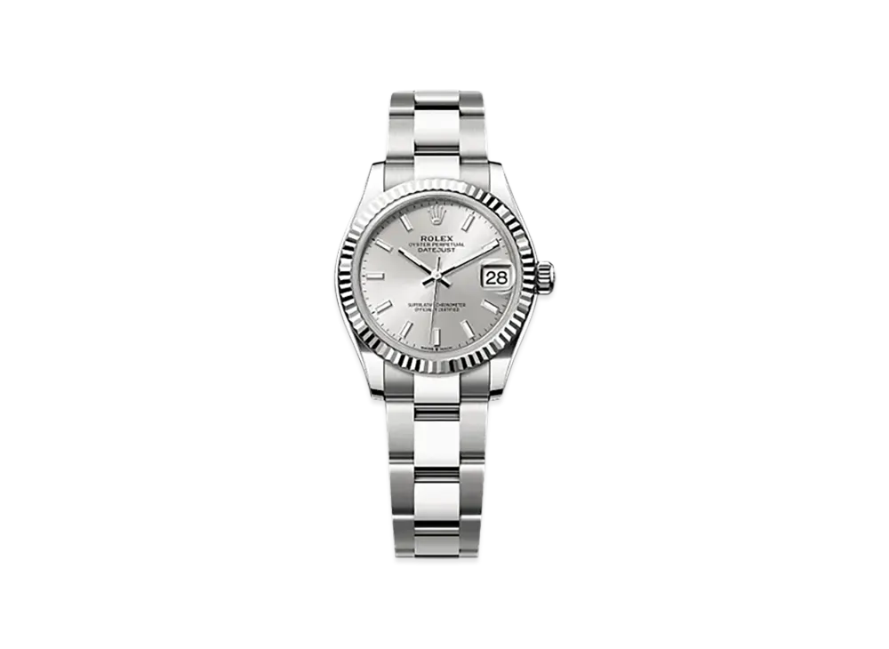ROLEX Datejust 31mm Oystersteel & White Gold 278274 "Silver"