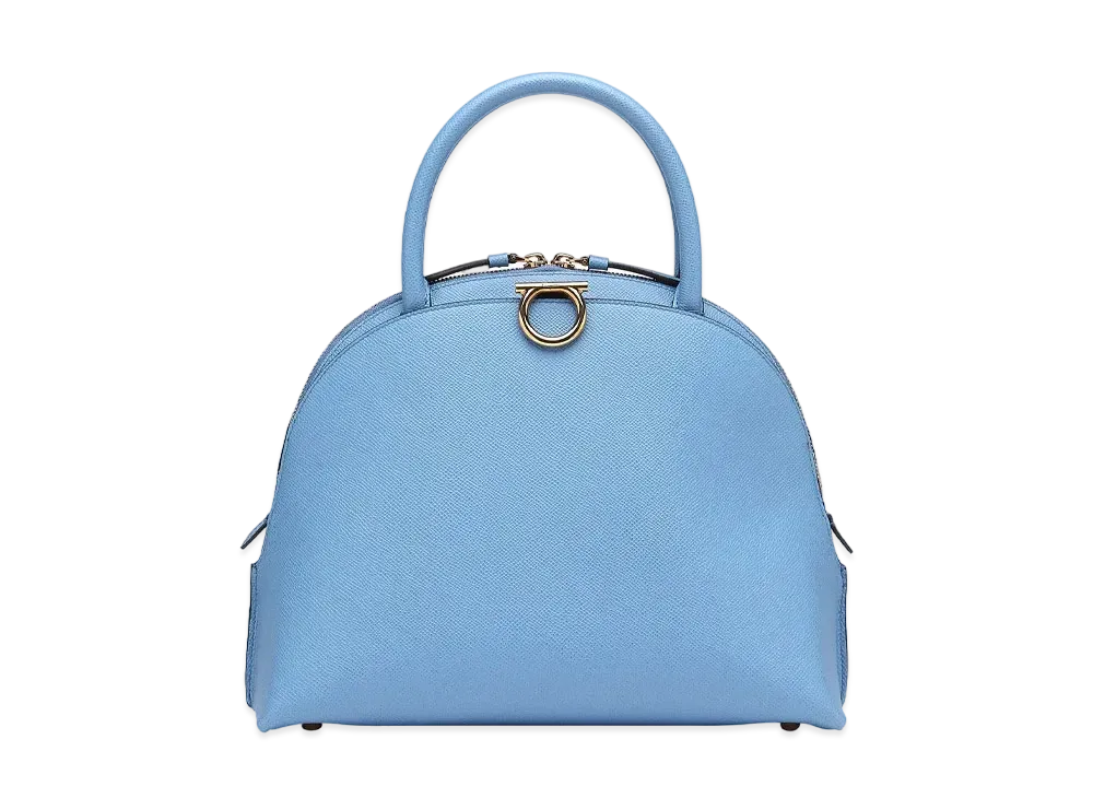 Salvatore Ferragamo Gancini Handbag "Chambray"