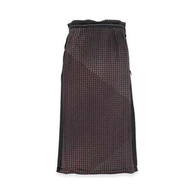 Maison Margiela Women's Paisley Print Midi Skirt "Black"