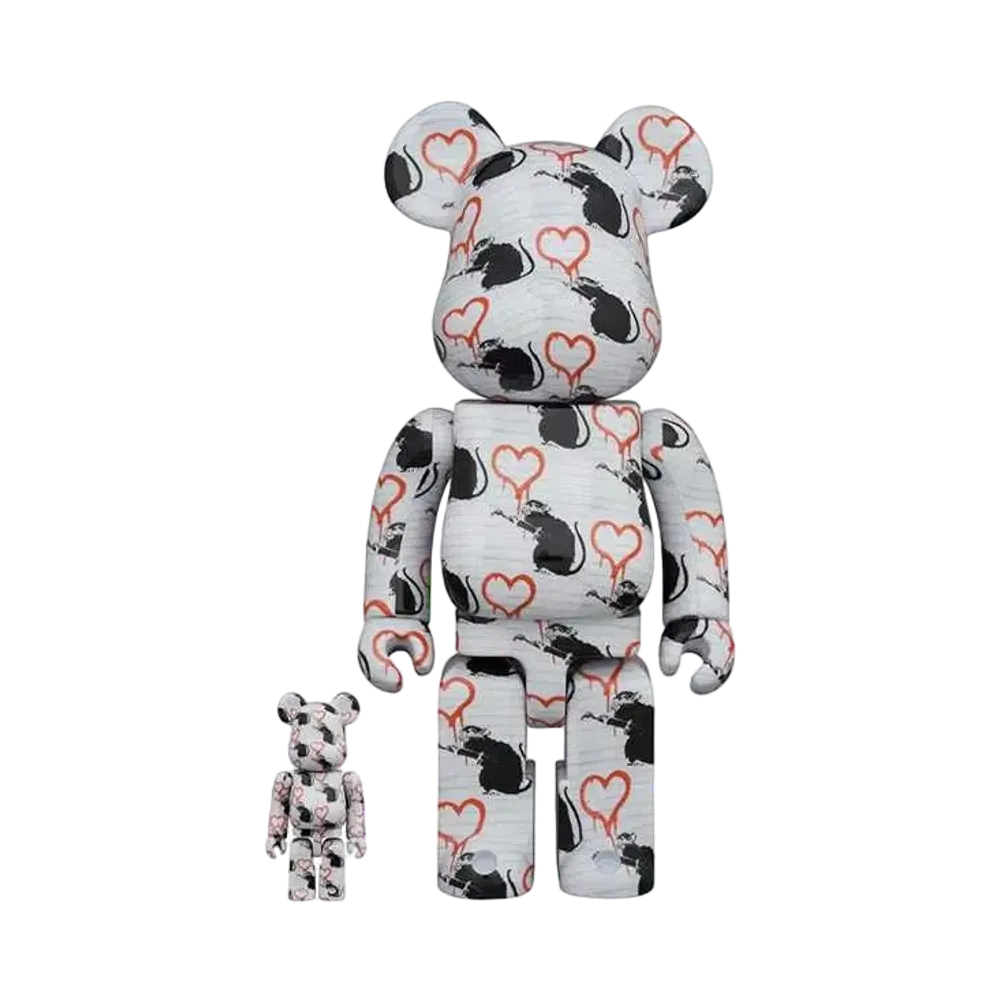 Bearbrick LOVE RAT 100% & 400%
