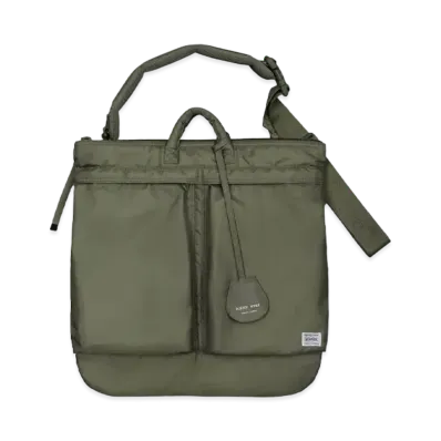 PORTER x HYKE Helmet Bag "Sage Green"