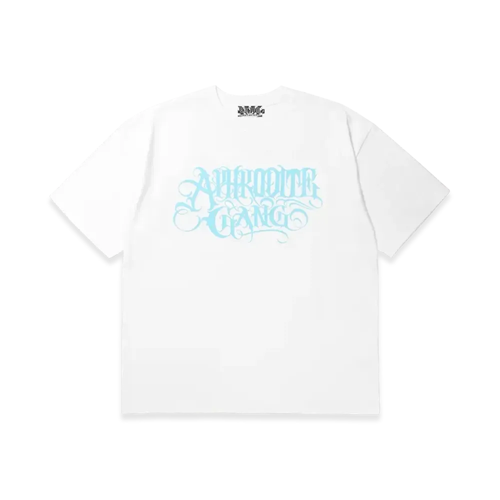 APHRODITEGANG Classic Logo S/S T-shirt "White/Blue"