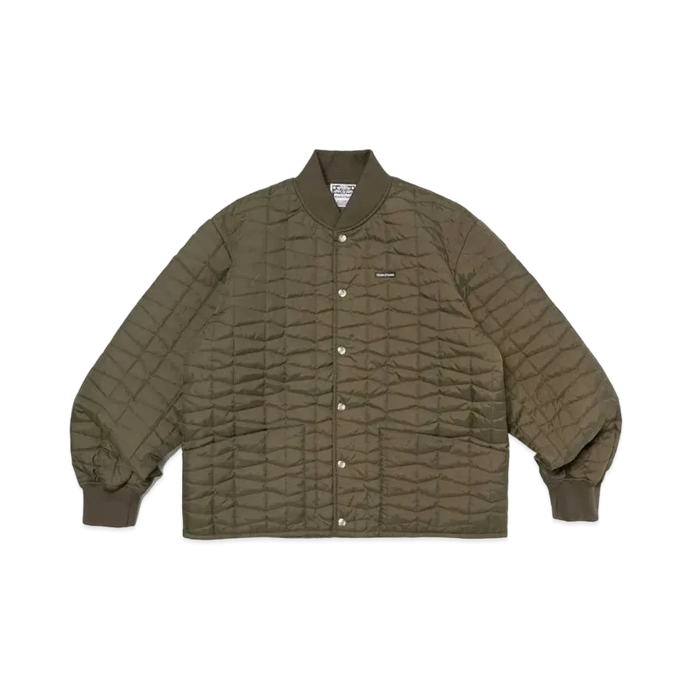 Wasted Youth Quilt Puff Jacket "Olive Drab" / VERDY