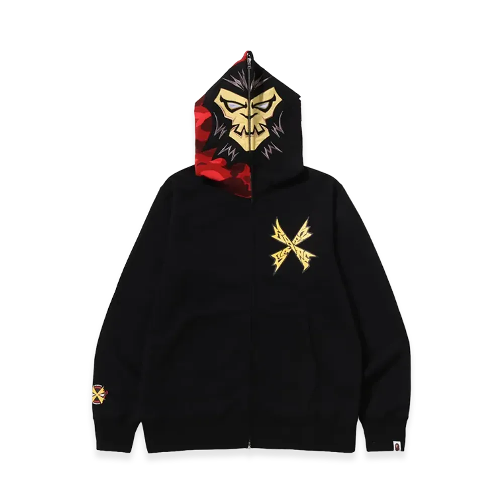 A BATHING APE BAPEMAN-X Full Zip Hoodie "Black"