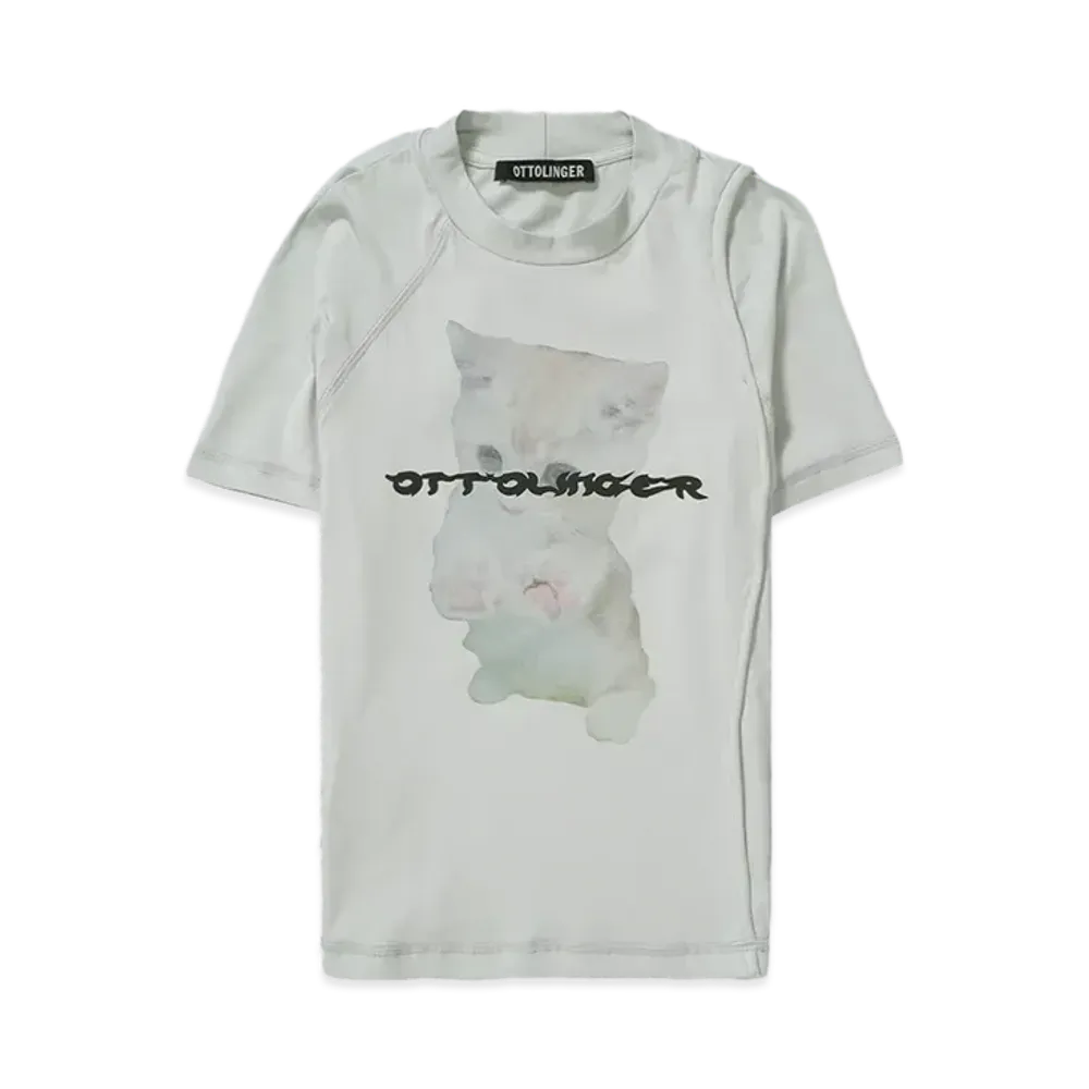 OTTOLINGER Deconstructed T- Shirt "GRAY"