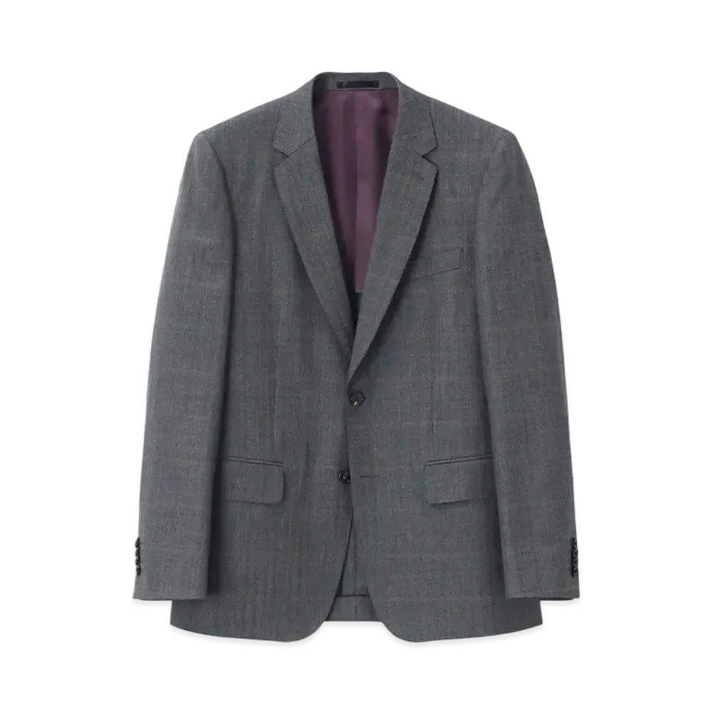 Paul Smith Window Pane Single 2B Suit "Gray"
