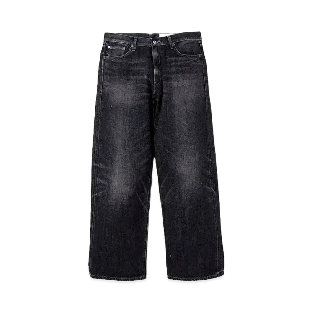 NEIGHBORHOOD 24SS Denim DP Wide Pants Washed "Black"