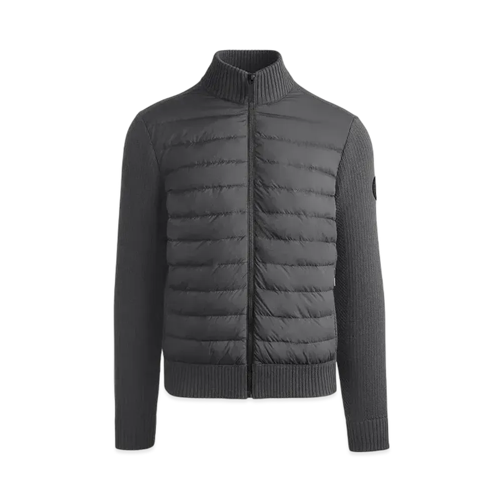 CANADA GOOSE HyBridge Knit Jacket Black Label "IronGrey"