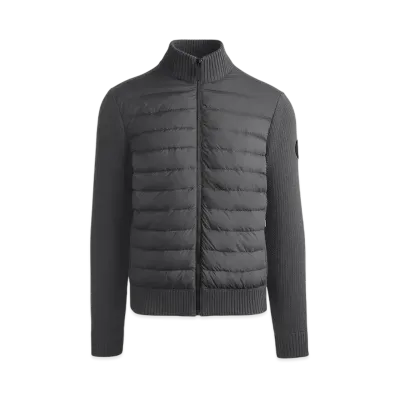 CANADA GOOSE HyBridge Knit Jacket Black Label "IronGrey"